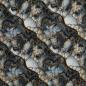 Preview: Outdoorstoff Flowing Bloom Marbels in grau/gold Töne by Swafing von Sarah Mariam